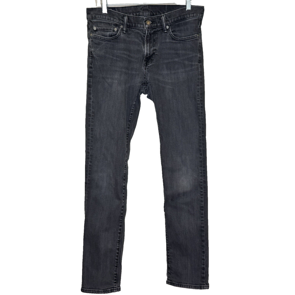 Abercrombie & Fitch Langdon Slim‎ Jeans Mens Size 30 x 32 Dark Gray Cotton Blend